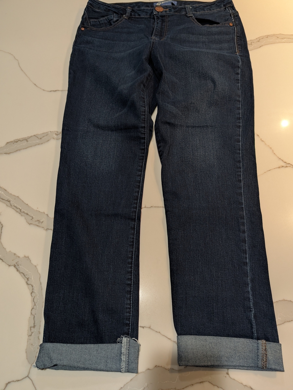 Democracy Flex-Cellent Women's Dark Blue Jeans